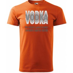 Sablio tričko s potiskem Vodka oranžové