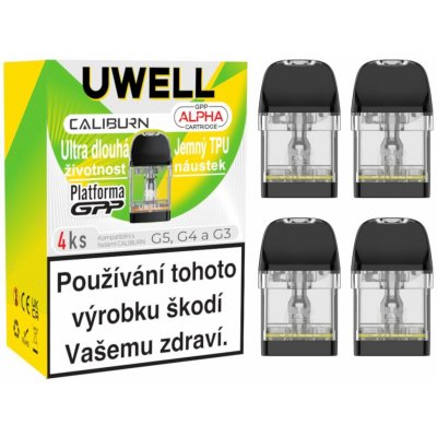 Uwell Caliburn GPP cartridge 2ml 0,9ohm 4Pack – Hledejceny.cz