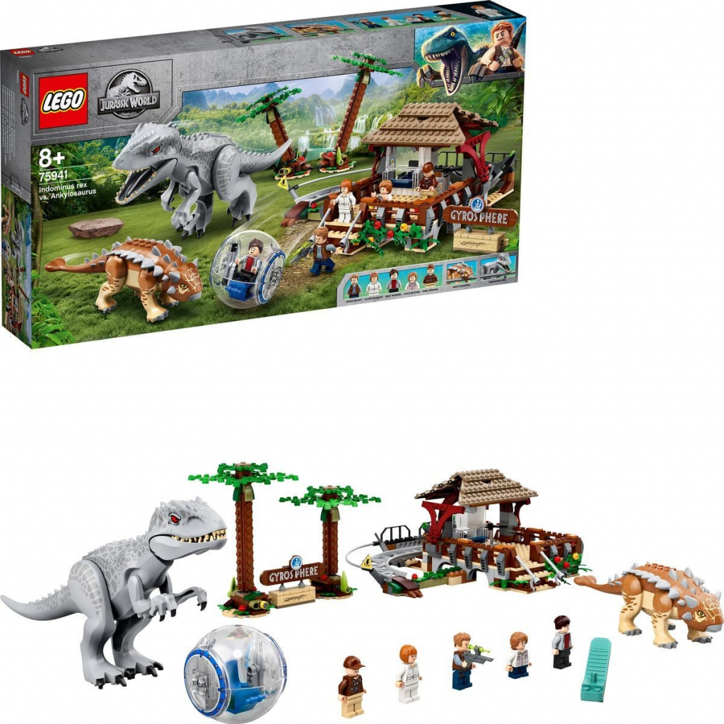 LEGO® Jurassic World 75941 Indominus rex vs. ankylosaurus​ od 4 099 Kč -  Heureka.cz