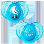 Tommee Tippee C2N silikon Night Time fialová 2 ks – Zboží Mobilmania