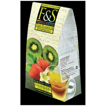 F&S zelený sypaný čaj Jahoda & Kiwi 100 g