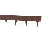 Gardenplast Zahradní palisáda Rattan Palisade 9,5 cm / 0,8 m hnědá 1 ks – Sleviste.cz