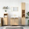 Koupelnový nábytek vidaXL 3dílný set koupelnových skříněk dub sonoma kompozitní dřevo