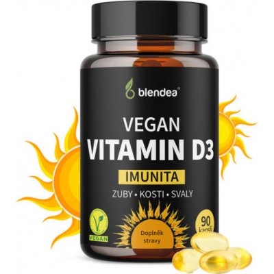 Blendea Vegan Vitamin D3 100 % rostlinné 90 kapslí – Zbozi.Blesk.cz
