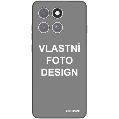 Picasee silikonový černý Motorola Edge 60 Fusion Vlastní design/motiv – Zboží Živě
