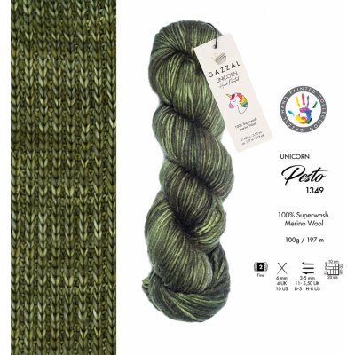 Gazzal Unicorn 1349 pesto – Zboží Dáma
