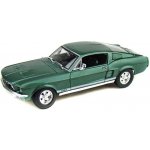 Maisto MA31166GN Ford Mustang Fastback 1967 zelená metalíza 1:18 – Zbozi.Blesk.cz