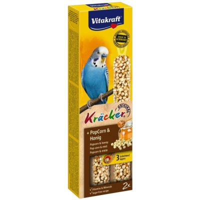 Vitakraft KRÄCKER tyčinky ANDULKA popcorn & med 60g – Sleviste.cz
