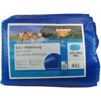 Summer Fun solární plachta na bazén ovál 5,25 x 3,2 m modrá – Zboží Mobilmania