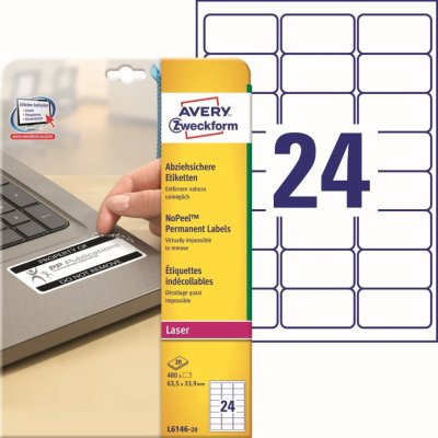 Avery Zweckform 20 listů, A4, bílé L6146-20 – Sleviste.cz