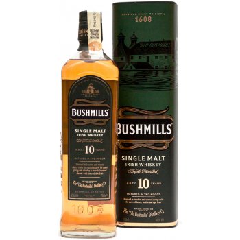 Bushmills 10y 40% 0,7 l (tuba)