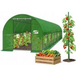 Garden Line ZÁHRADNÍ FÓLIOVÝ TUNEL 8-SEGMENTOVÝ 8 x 4 x 2 M ZELENÝ *3903 – Zboží Mobilmania