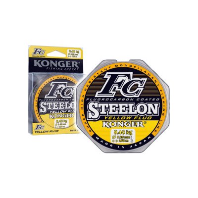 Konger Steelon FC Yellow Fluo 150m 0,22mm 6,7kg – Zboží Mobilmania