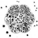 dp Craft Dekorační pohyblivé oči kulaté samolepicí (500ks) – Hledejceny.cz