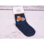 YO Ponožky ABS protiskluz tmavomodré se silničním válcem – Zboží Mobilmania