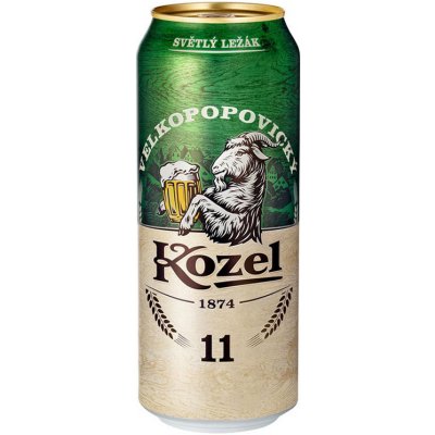 Velkopopovický Kozel 11° 0,5 l (plech) – Zbozi.Blesk.cz