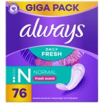 Always Daily Fresh Normal slipové vložky s parfemací 76 ks – Sleviste.cz