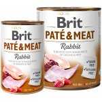 Brit Paté & Meat Dog Rabbit 400 g – Zbozi.Blesk.cz