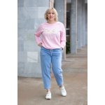 Balónové džíny do gumy LONE Světle modrá – Sleviste.cz