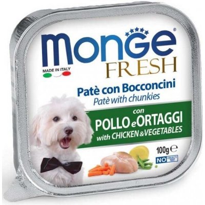 Monge Fresh Adult Dog kuře a zelenina 100 g – Sleviste.cz