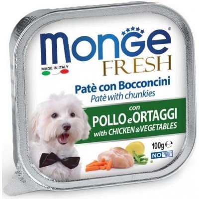 Monge Fresh Adult Dog kuřecí a zelenina 100 g – Zboží Mobilmania