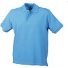 Pánské Tričko James Nicholson pánská polokošile Classic Polo modrá Aqua