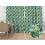 Biante Dekorační závěs PML-088 Eukalypty na mátovém 145x200 cm – Hledejceny.cz