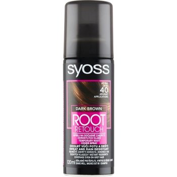 SYOSS Root Retoucher tmavě hnědý sprej na odrosty 120 ml