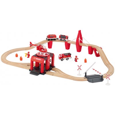 lupilu železnice Hasiči Osobní vlak Život na statku hasiči – Zboží Dáma