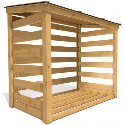Herold Zahradní dřevník 22120 se zadní stěnou a s podlahovým roštem – Hledejceny.cz