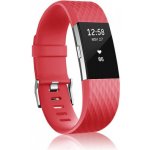 BStrap Silicone Diamond Large řemínek na Fitbit Charge 2, red SFI002C13 – Hledejceny.cz