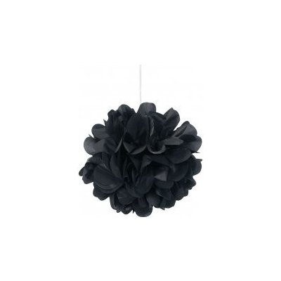 Unique Pom pom černý dekorační závěsný 3ks 23cm – Hledejceny.cz