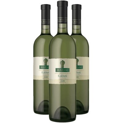 Marani KAKHETI bílé suché víno 13% 3 x 0,75 l (holá láhev) – Hledejceny.cz