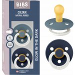 Bibs Boheme dudlíky přírodní kaučuk 2ks Blush Nočný / Vanilla Nočný – Zboží Dáma