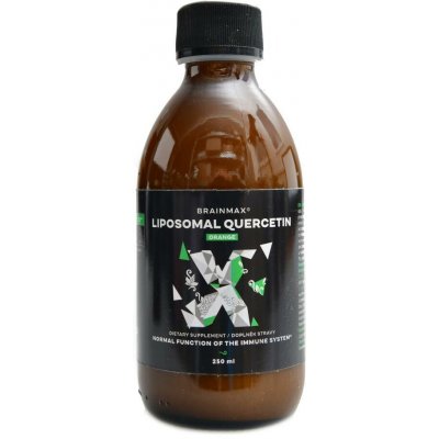 BrainMax Liquid Liposomal Quercetin pomeranč 250 ml – Hledejceny.cz