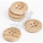 Knoflík Drops 503 Wood Button Light 15mm – Zboží Dáma