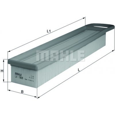 Vzduchový filtr MAHLE LX 1969 – Hledejceny.cz