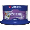 8 cm DVD médium Verbatim DVD+R DL 8,5GB 8x, AZO, Printable, spindle, 50ks (43703)
