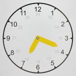 Dětské papírové hodiny 20x20cm – Zboží Dáma