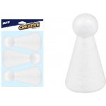 UNIPAP anděl 11cm/3ks polystyren 8882331 179396 – Hledejceny.cz