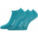 Zdravé ponožky dámské kotníkové akrylové ruličkové zdravotní protiskluzové ponožky bez gumiček TYRKYS – Zboží Dáma