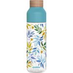 QUOKKA Ice Plastová láhev WATERCOLOR LEAVES 840 ml – Hledejceny.cz