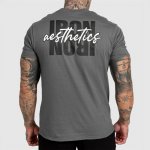 Iron Aesthetics pánské tričko Reflect tmavě šedé – Zboží Mobilmania