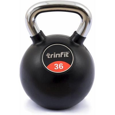 TRINFIT Kettlebell kov guma s chrom madlem 36 kg – Hledejceny.cz