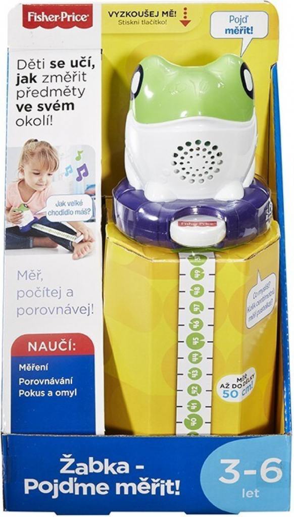 FisherPrice Hračka žabka nauč se měřit