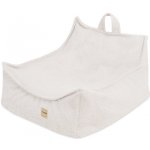 PLUSH NEST Dětské čtvercové křesílko Puffy Beránek 77 × 67 × 50 cm krémové – Zboží Dáma