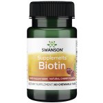 Swanson Biotin 60 cucací tablety – Hledejceny.cz