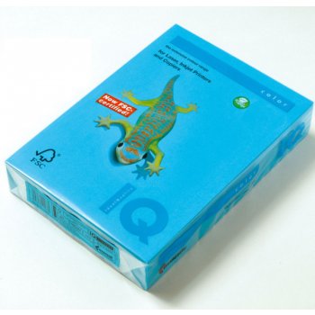 Barevné papíry IQ Color OBL70 A4 80 g ledově modrá 500 lst.