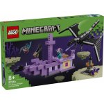 LEGO® Minecraft 21264 Drak z Enderu a loď z Endu – Zboží Živě