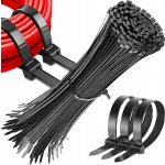 páska stahovací černá 200x2,5 mm 100 ks – Sleviste.cz